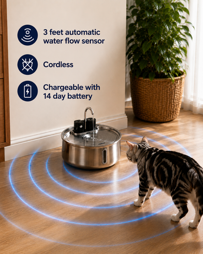 Snuffle™ Water Fountain Stainless Steel 2.0